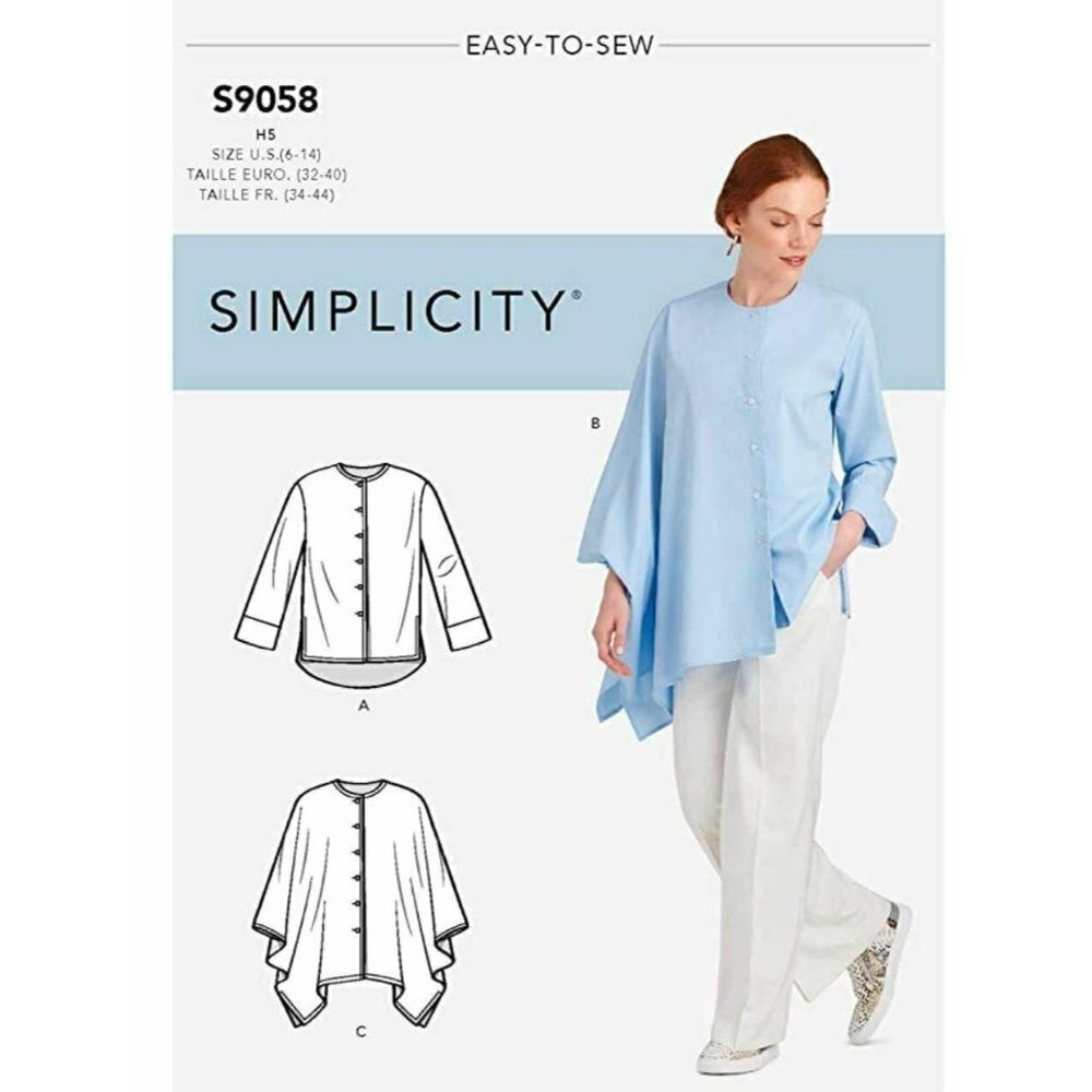 Simplicity Sewing Pattern 10425 Misses Shirt Size 6-14